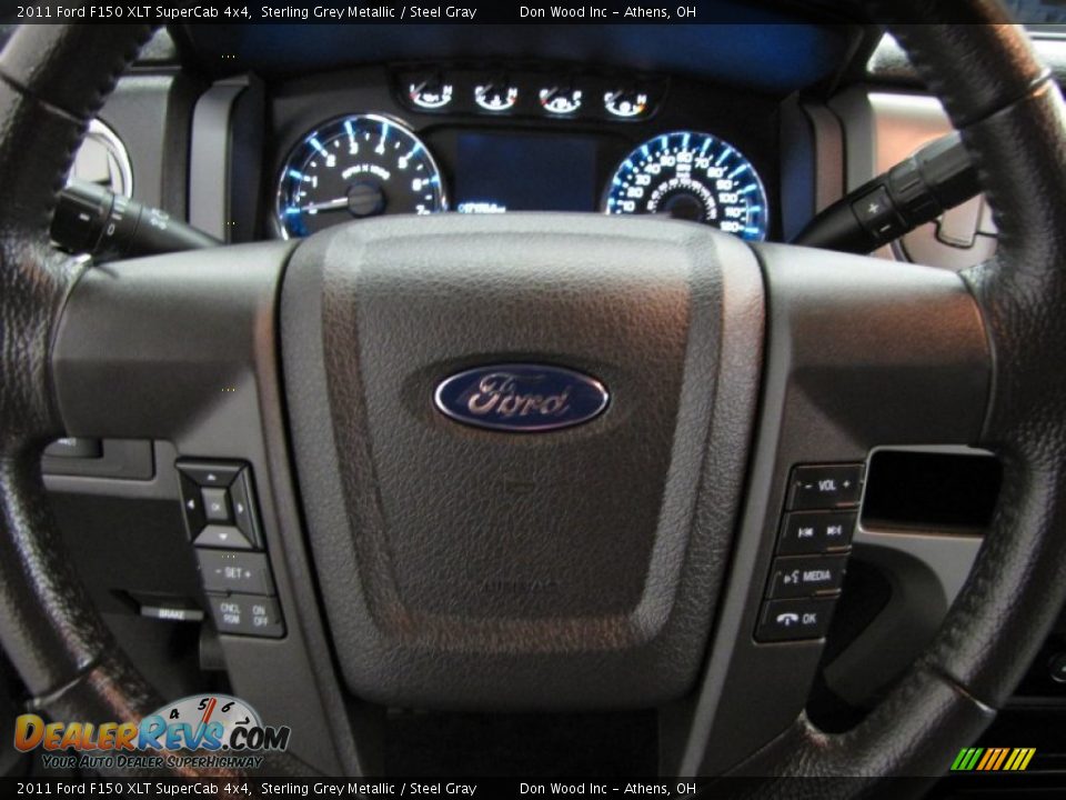 2011 Ford F150 XLT SuperCab 4x4 Sterling Grey Metallic / Steel Gray Photo #16