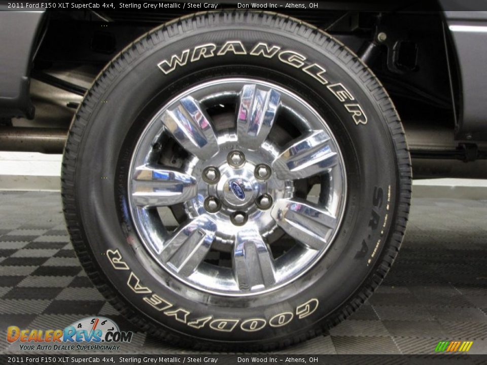 2011 Ford F150 XLT SuperCab 4x4 Sterling Grey Metallic / Steel Gray Photo #23