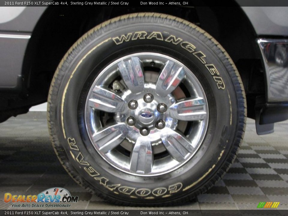 2011 Ford F150 XLT SuperCab 4x4 Sterling Grey Metallic / Steel Gray Photo #24