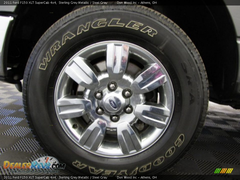 2011 Ford F150 XLT SuperCab 4x4 Sterling Grey Metallic / Steel Gray Photo #25