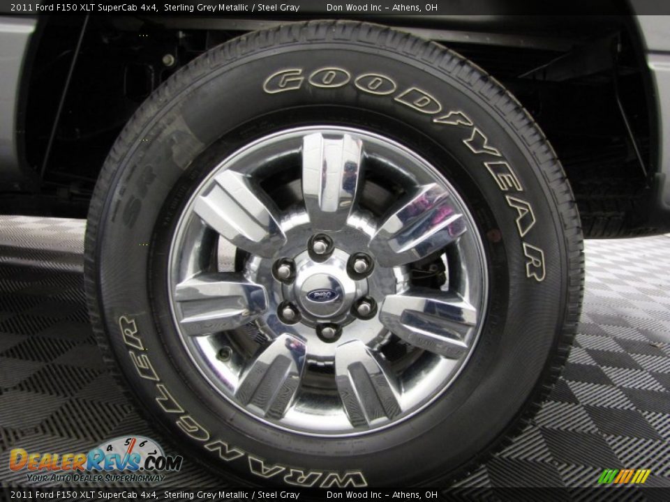 2011 Ford F150 XLT SuperCab 4x4 Sterling Grey Metallic / Steel Gray Photo #26