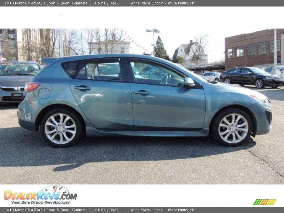 2010 Mazda MAZDA3 s Sport 5 Door Gunmetal Blue Mica / Black Photo #5