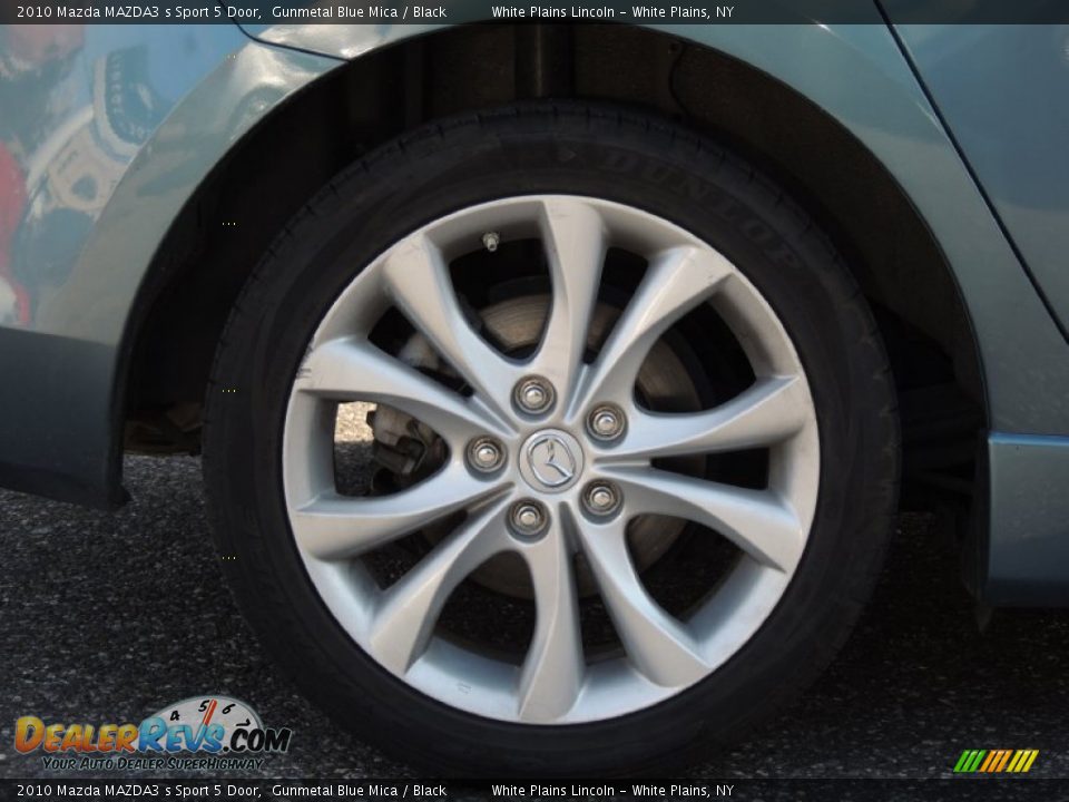 2010 Mazda MAZDA3 s Sport 5 Door Gunmetal Blue Mica / Black Photo #6
