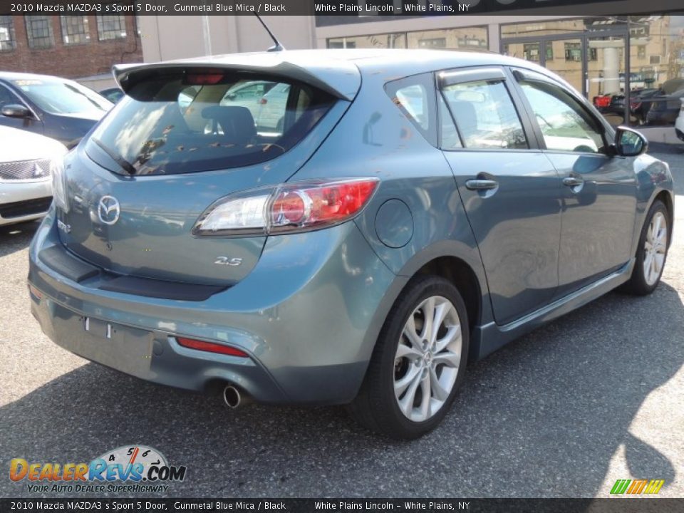 2010 Mazda MAZDA3 s Sport 5 Door Gunmetal Blue Mica / Black Photo #7