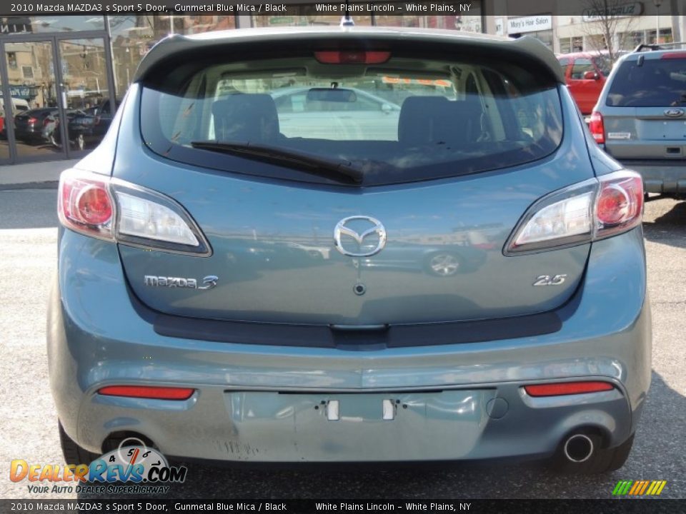 2010 Mazda MAZDA3 s Sport 5 Door Gunmetal Blue Mica / Black Photo #8