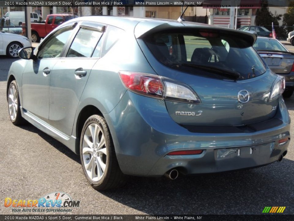 2010 Mazda MAZDA3 s Sport 5 Door Gunmetal Blue Mica / Black Photo #9