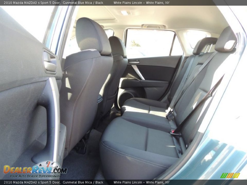 2010 Mazda MAZDA3 s Sport 5 Door Gunmetal Blue Mica / Black Photo #10