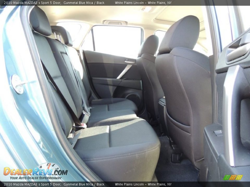 2010 Mazda MAZDA3 s Sport 5 Door Gunmetal Blue Mica / Black Photo #11