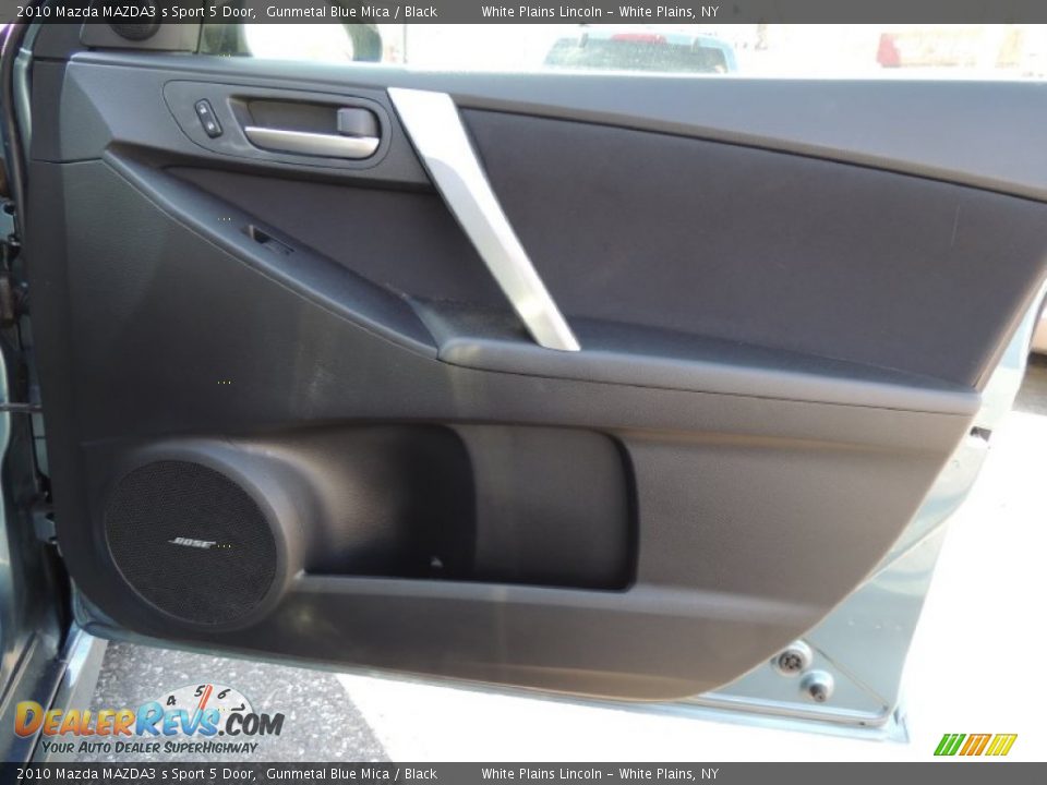 2010 Mazda MAZDA3 s Sport 5 Door Gunmetal Blue Mica / Black Photo #12