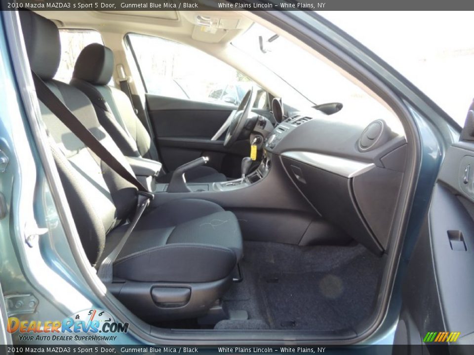 2010 Mazda MAZDA3 s Sport 5 Door Gunmetal Blue Mica / Black Photo #13