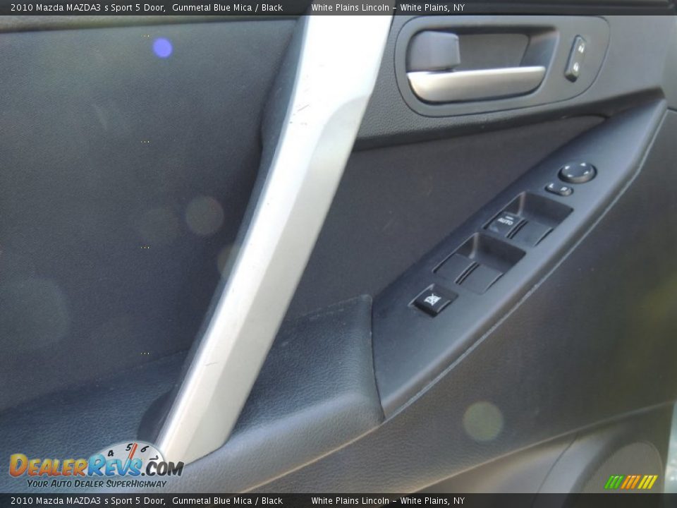 2010 Mazda MAZDA3 s Sport 5 Door Gunmetal Blue Mica / Black Photo #15