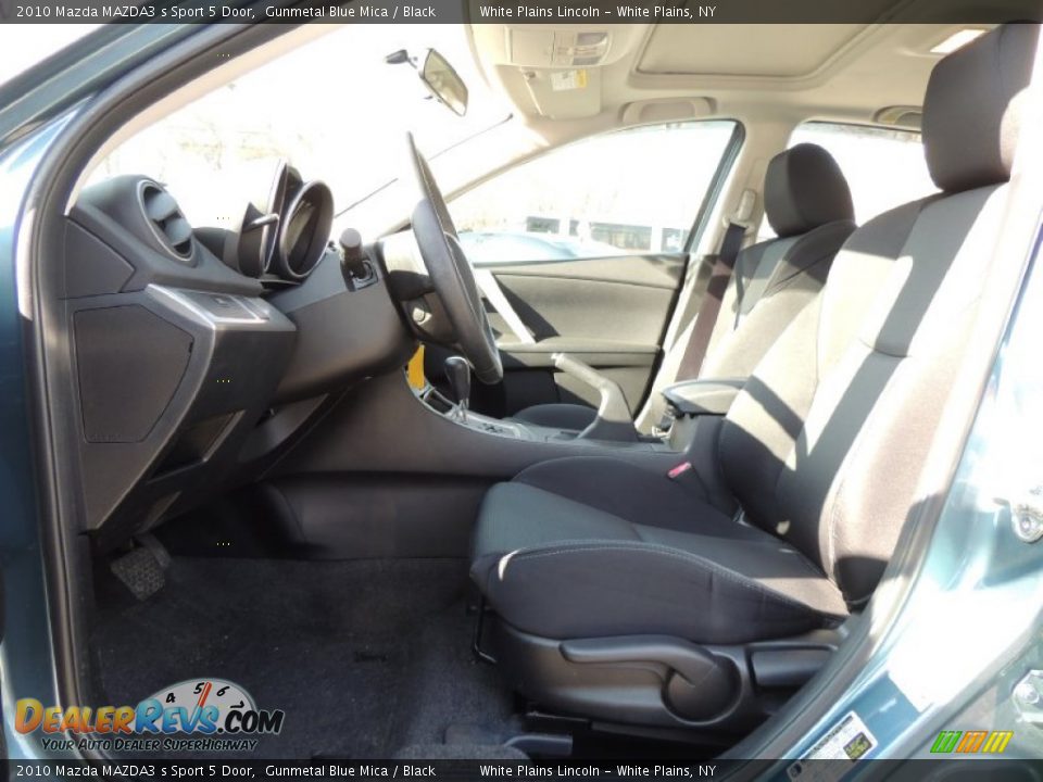 2010 Mazda MAZDA3 s Sport 5 Door Gunmetal Blue Mica / Black Photo #16
