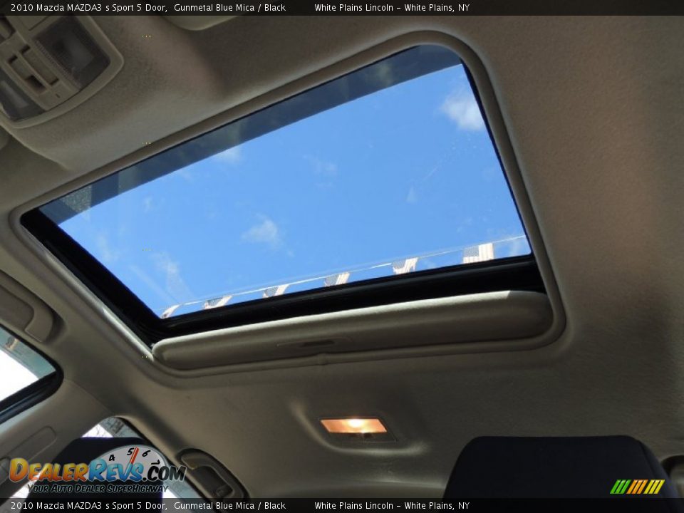 2010 Mazda MAZDA3 s Sport 5 Door Gunmetal Blue Mica / Black Photo #17