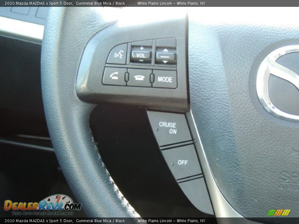 2010 Mazda MAZDA3 s Sport 5 Door Gunmetal Blue Mica / Black Photo #20