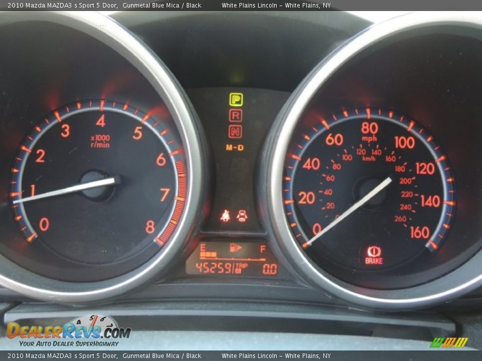 2010 Mazda MAZDA3 s Sport 5 Door Gunmetal Blue Mica / Black Photo #22