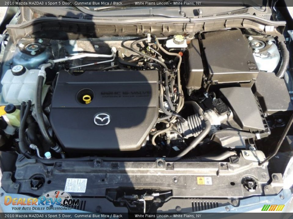 2010 Mazda MAZDA3 s Sport 5 Door Gunmetal Blue Mica / Black Photo #25