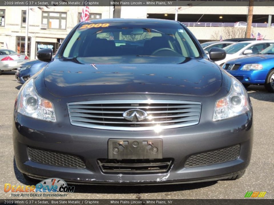 2009 Infiniti G 37 x Sedan Blue Slate Metallic / Graphite Photo #3