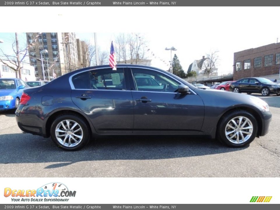 2009 Infiniti G 37 x Sedan Blue Slate Metallic / Graphite Photo #5