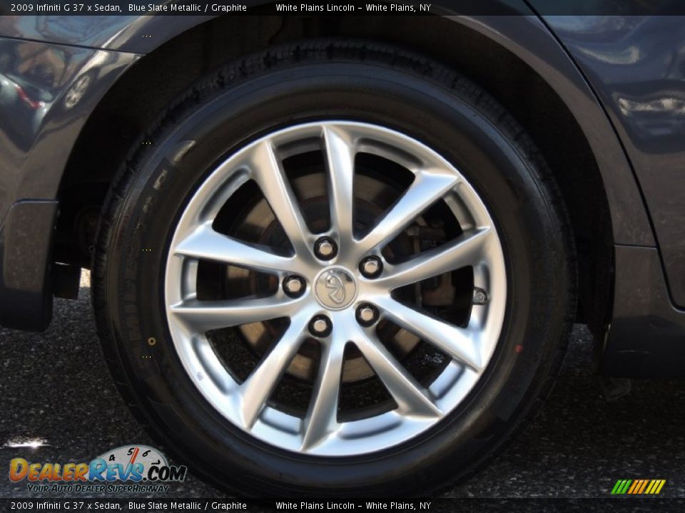 2009 Infiniti G 37 x Sedan Blue Slate Metallic / Graphite Photo #6