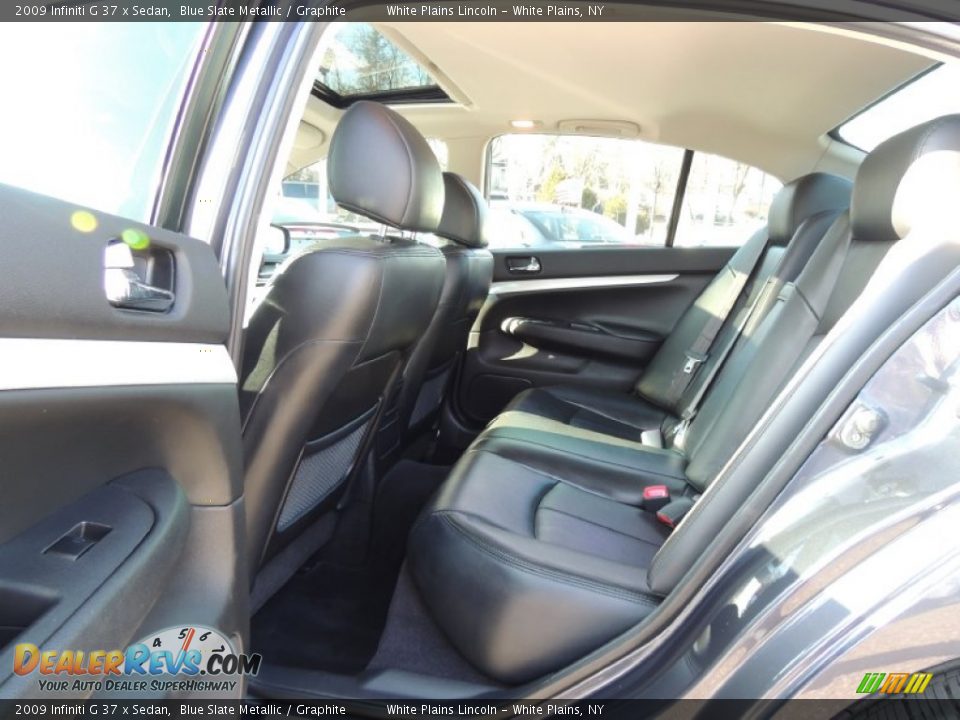 2009 Infiniti G 37 x Sedan Blue Slate Metallic / Graphite Photo #10