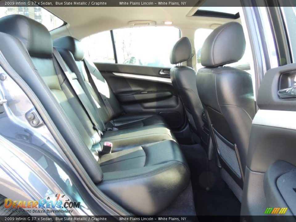 2009 Infiniti G 37 x Sedan Blue Slate Metallic / Graphite Photo #11