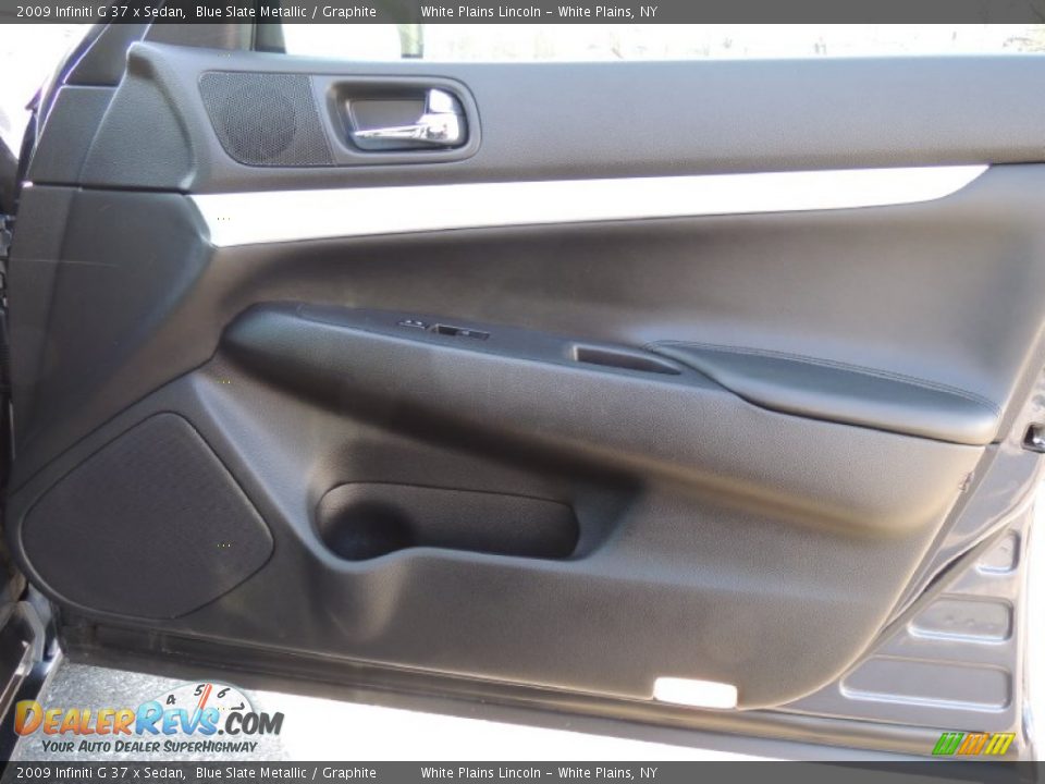 2009 Infiniti G 37 x Sedan Blue Slate Metallic / Graphite Photo #12