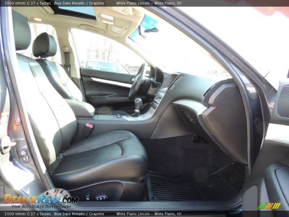 2009 Infiniti G 37 x Sedan Blue Slate Metallic / Graphite Photo #13