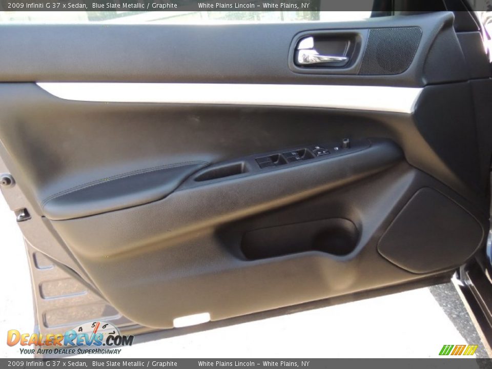 2009 Infiniti G 37 x Sedan Blue Slate Metallic / Graphite Photo #14
