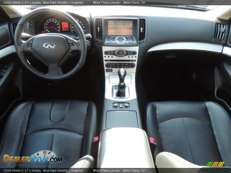 2009 Infiniti G 37 x Sedan Blue Slate Metallic / Graphite Photo #18