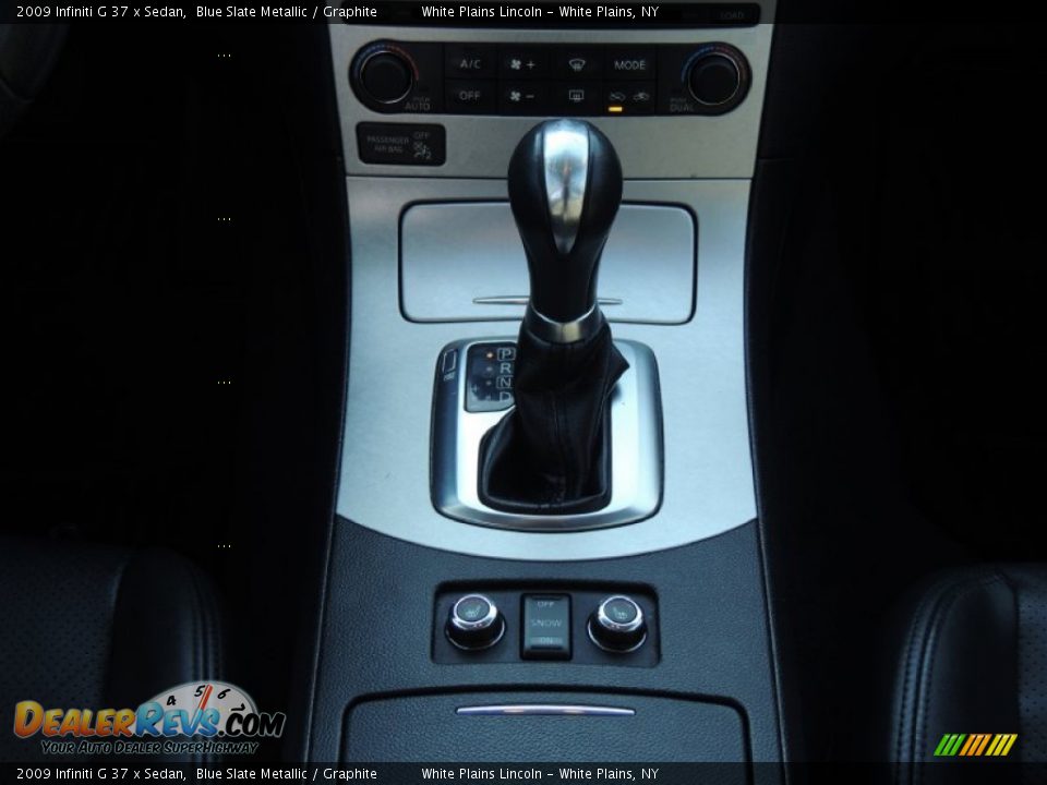 2009 Infiniti G 37 x Sedan Blue Slate Metallic / Graphite Photo #20
