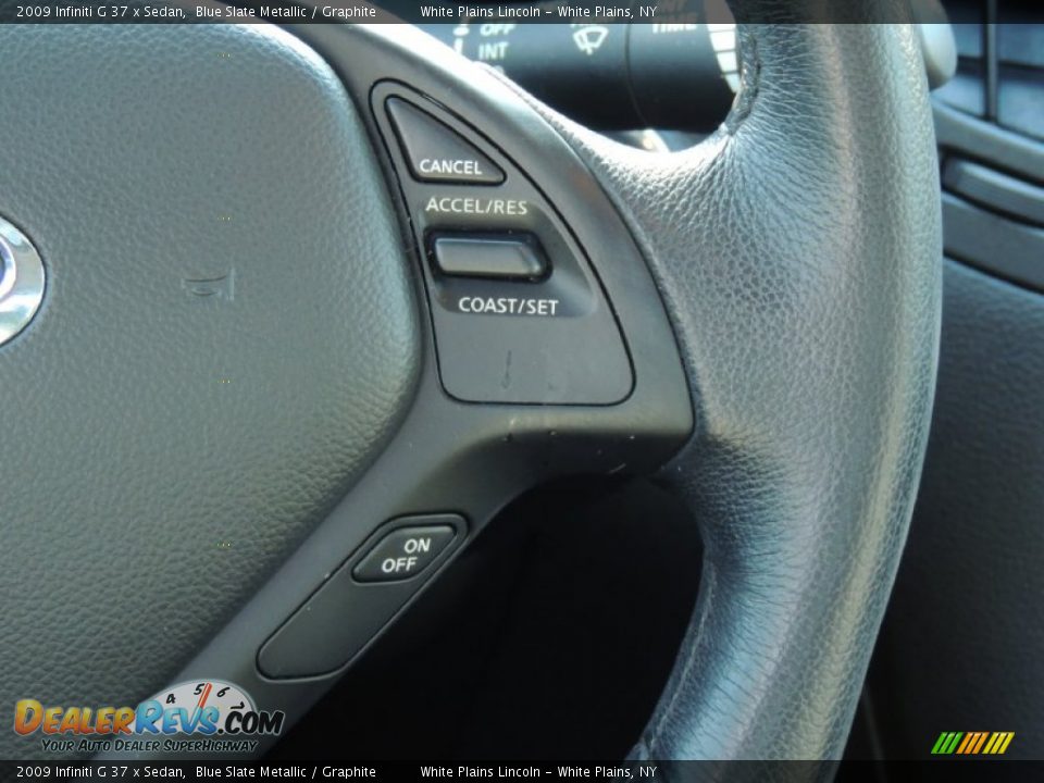 2009 Infiniti G 37 x Sedan Blue Slate Metallic / Graphite Photo #23