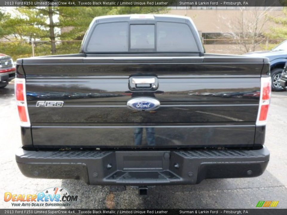 Tuxedo Black Metallic 2013 Ford F150 Limited SuperCrew 4x4 Photo #3
