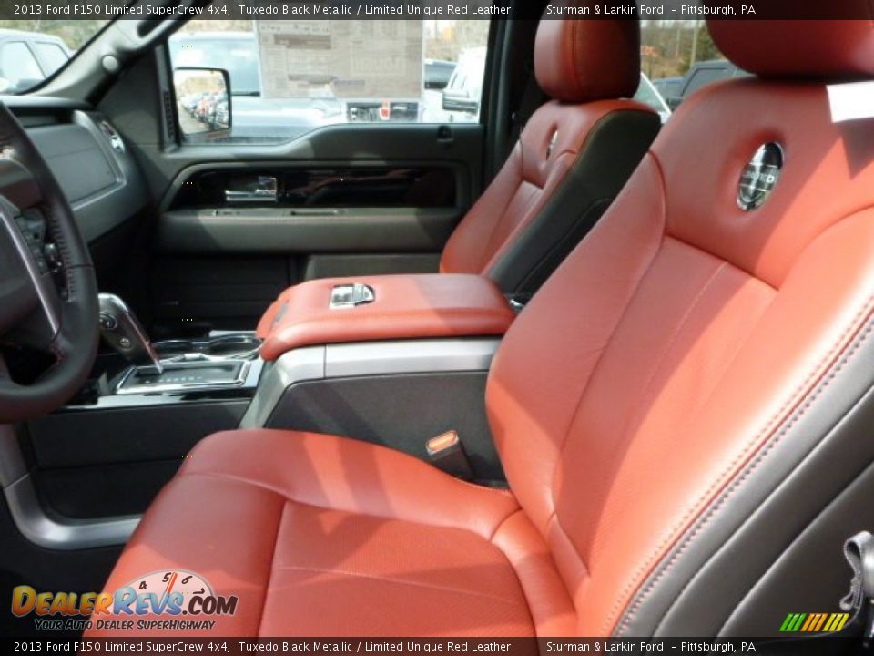 Front Seat of 2013 Ford F150 Limited SuperCrew 4x4 Photo #8