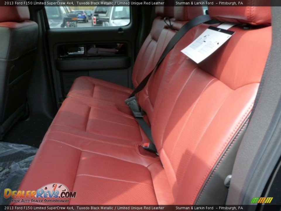 Rear Seat of 2013 Ford F150 Limited SuperCrew 4x4 Photo #9