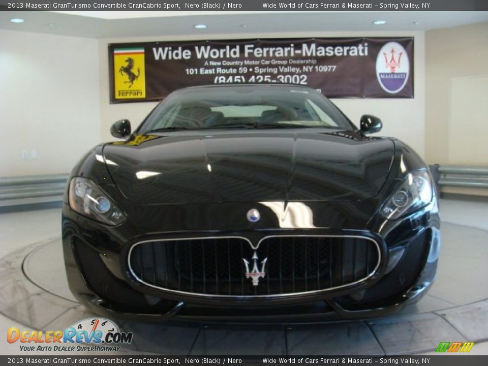 2013 Maserati GranTurismo Convertible GranCabrio Sport Nero (Black) / Nero Photo #3