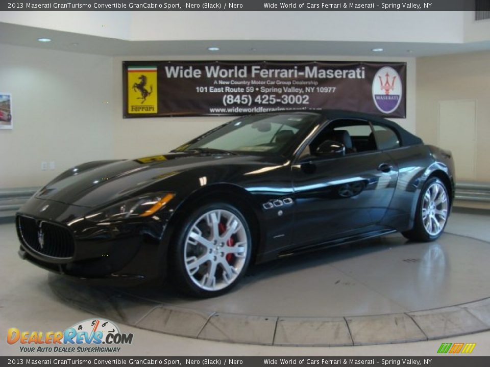 2013 Maserati GranTurismo Convertible GranCabrio Sport Nero (Black) / Nero Photo #5