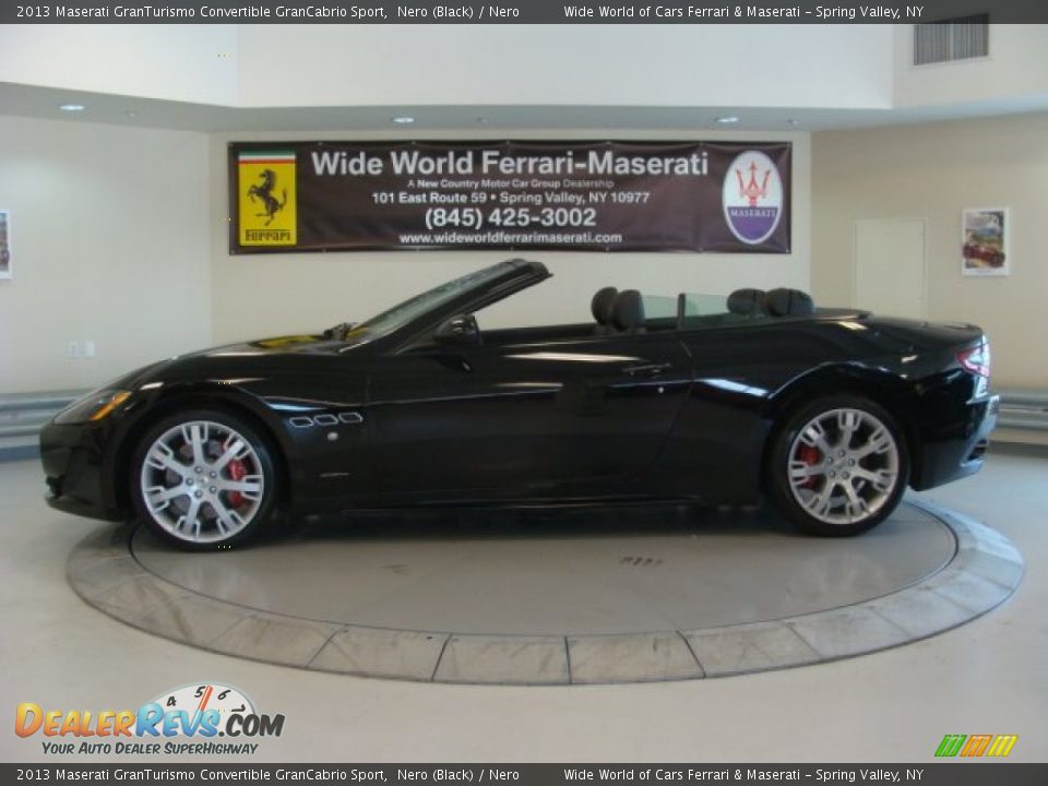 2013 Maserati GranTurismo Convertible GranCabrio Sport Nero (Black) / Nero Photo #6