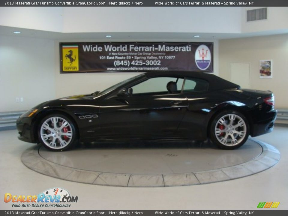 2013 Maserati GranTurismo Convertible GranCabrio Sport Nero (Black) / Nero Photo #7