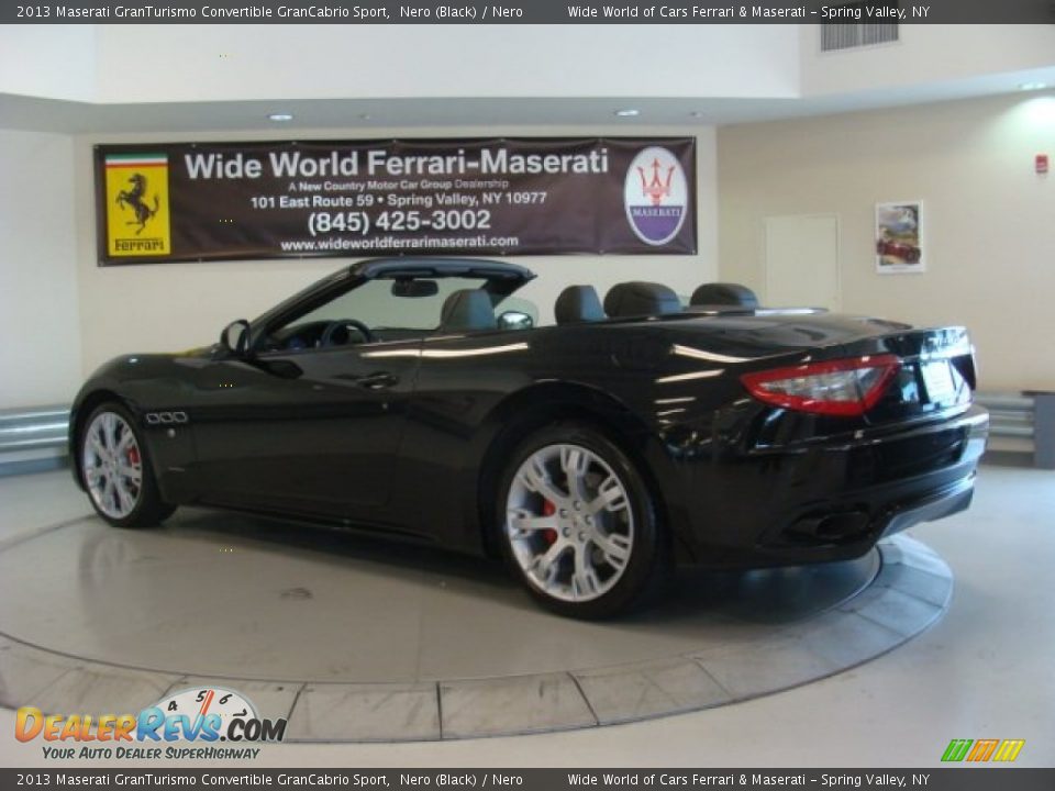2013 Maserati GranTurismo Convertible GranCabrio Sport Nero (Black) / Nero Photo #8