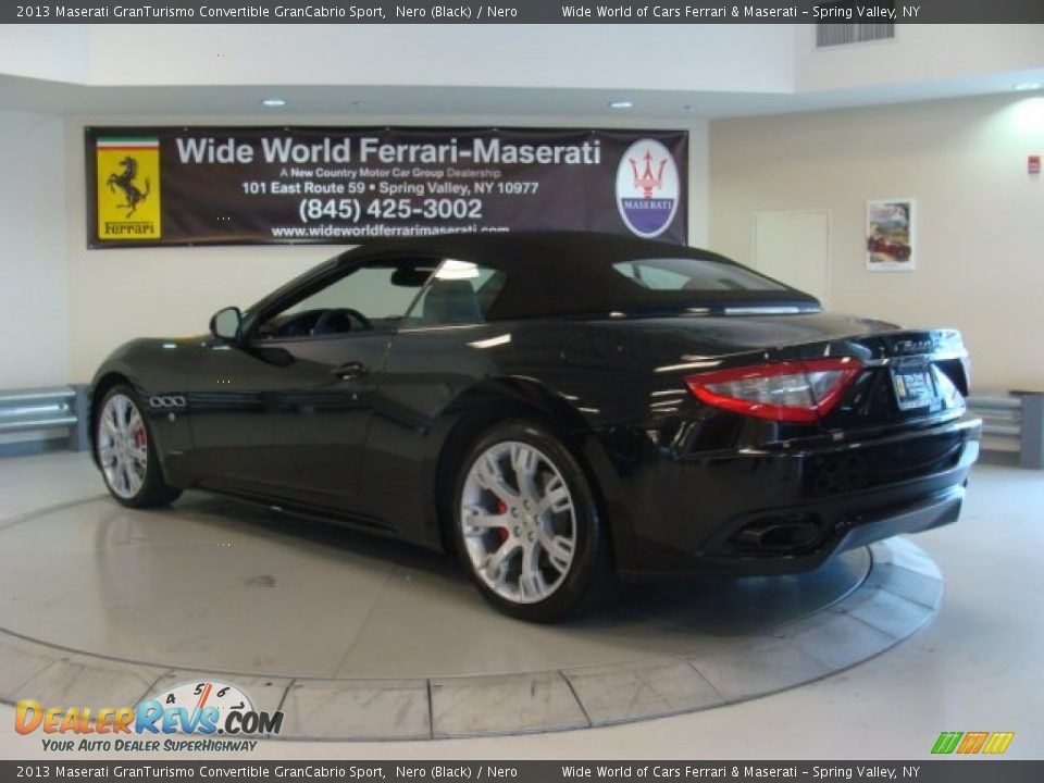 2013 Maserati GranTurismo Convertible GranCabrio Sport Nero (Black) / Nero Photo #9