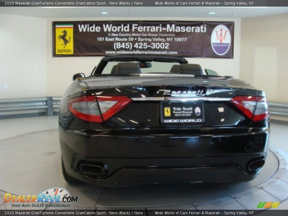 2013 Maserati GranTurismo Convertible GranCabrio Sport Nero (Black) / Nero Photo #10