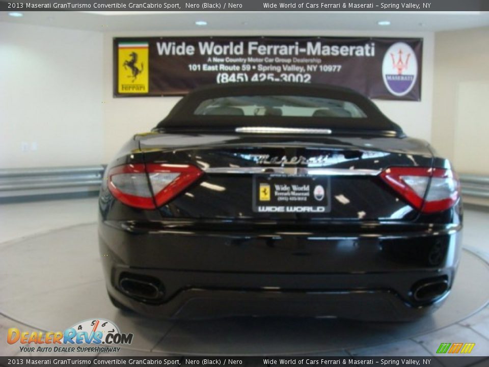 2013 Maserati GranTurismo Convertible GranCabrio Sport Nero (Black) / Nero Photo #11