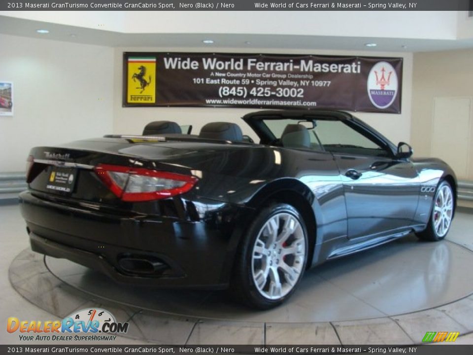2013 Maserati GranTurismo Convertible GranCabrio Sport Nero (Black) / Nero Photo #12