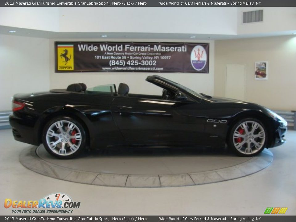 2013 Maserati GranTurismo Convertible GranCabrio Sport Nero (Black) / Nero Photo #14
