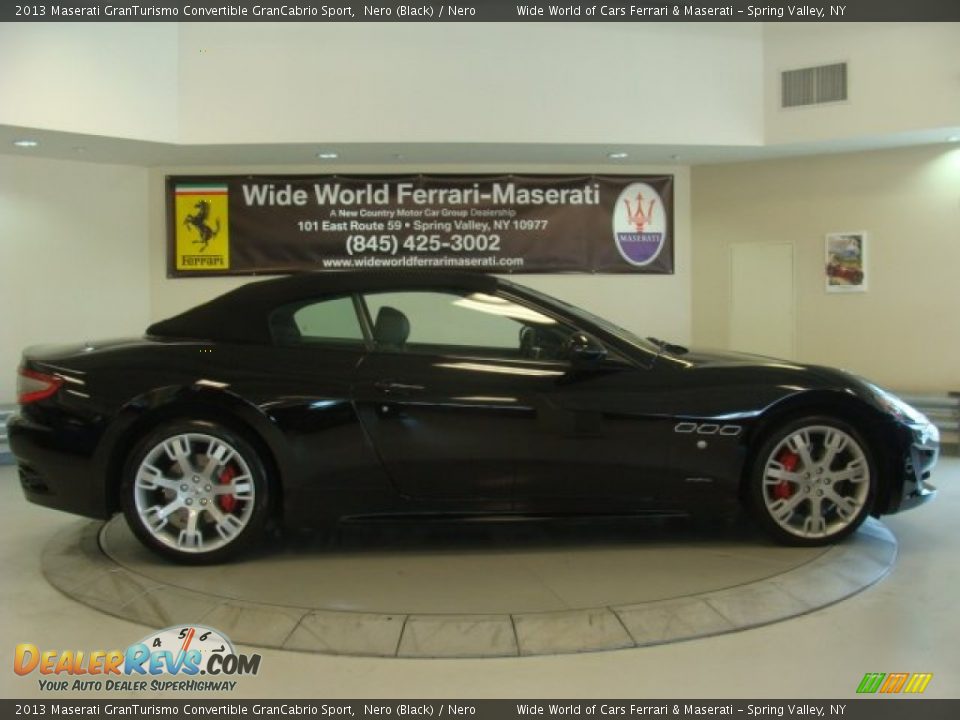 2013 Maserati GranTurismo Convertible GranCabrio Sport Nero (Black) / Nero Photo #15