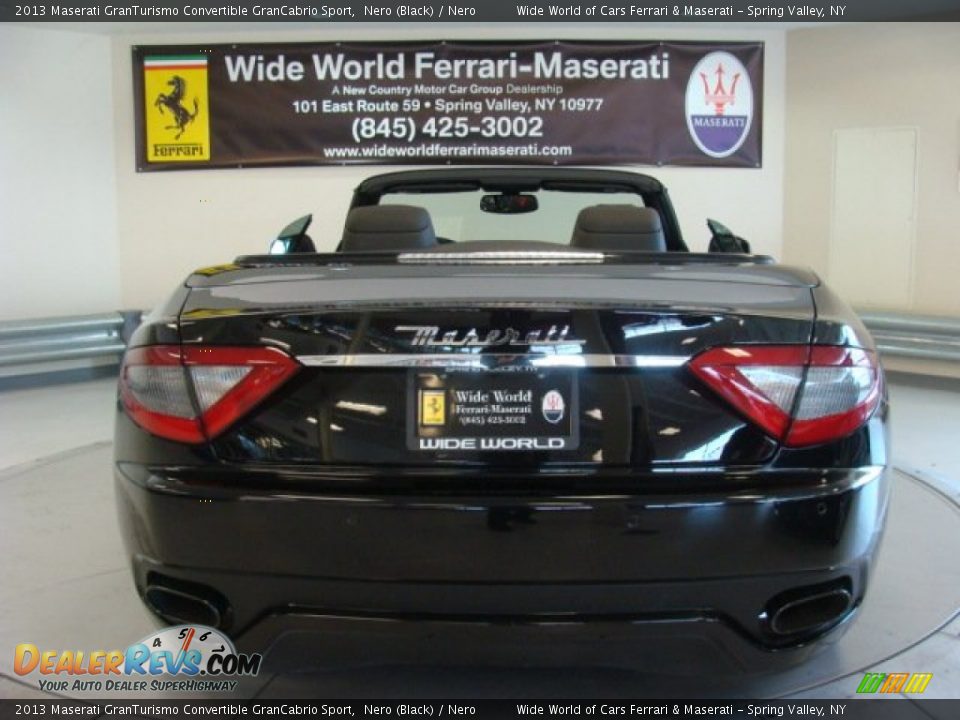 2013 Maserati GranTurismo Convertible GranCabrio Sport Nero (Black) / Nero Photo #16