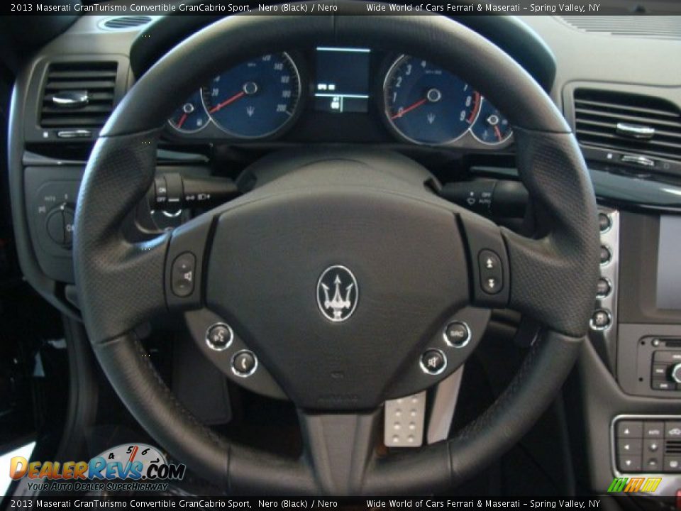 2013 Maserati GranTurismo Convertible GranCabrio Sport Steering Wheel Photo #24