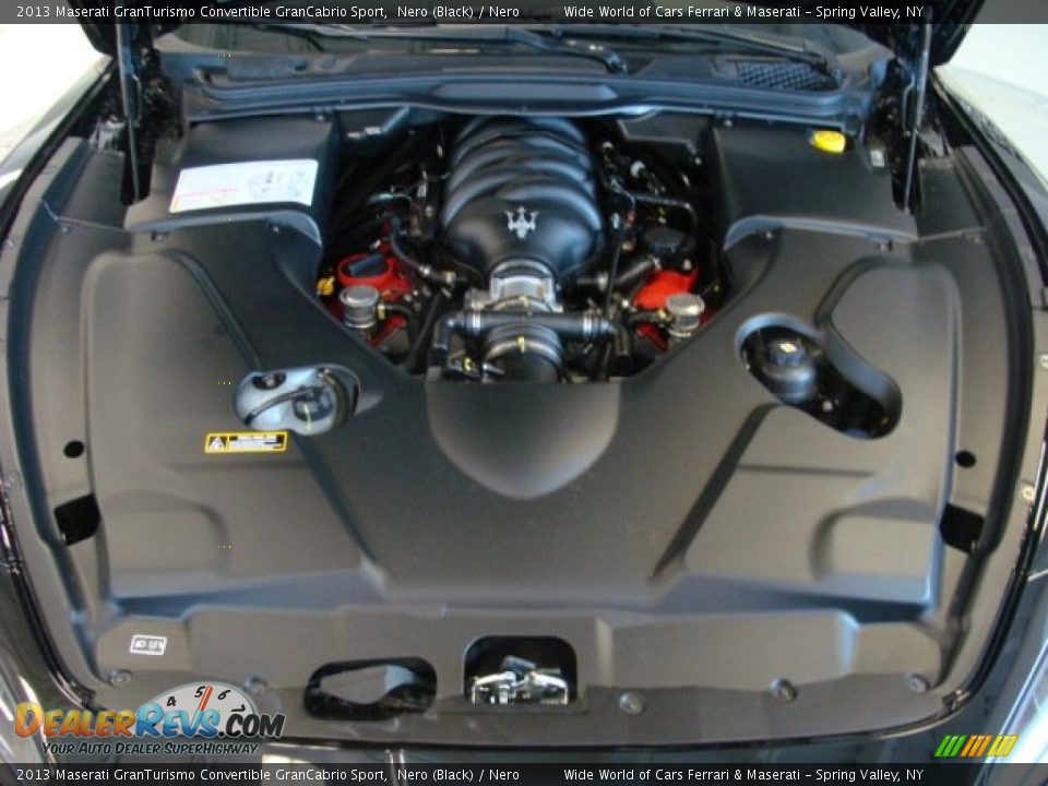 2013 Maserati GranTurismo Convertible GranCabrio Sport 4.7 Liter DOHC 32-Valve VVT V8 Engine Photo #35