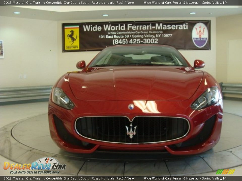 2013 Maserati GranTurismo Convertible GranCabrio Sport Rosso Mondiale (Red) / Nero Photo #3