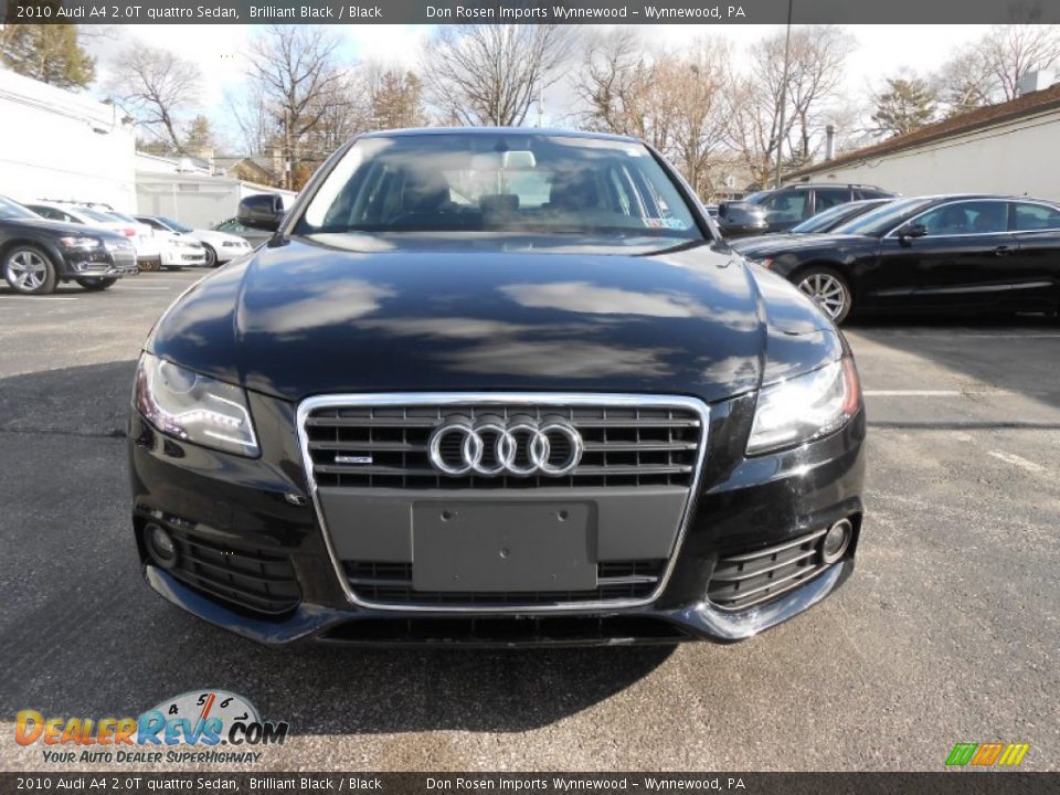 2010 Audi A4 2.0T quattro Sedan Brilliant Black / Black Photo #2